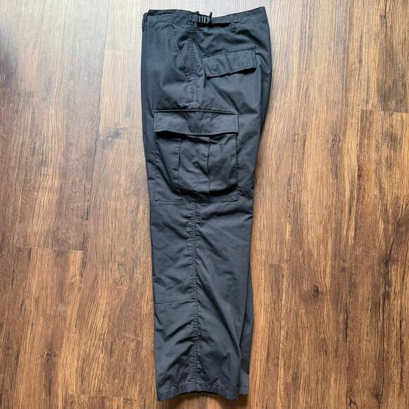 Genuine Gear Military Combat Black Cargo Pants Men’s Large Long - Picture 3 of 10